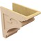 Ekena Millwork 10"W x 20"D x 20"H Classic Mayflower Rough Cedar Woodgrain TimberThane Corbel, Primed Tan CORUR10X20X20MAYRCPR - alternate 3
